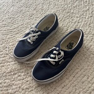 EUC Vans women’s navy blue sneakers size 8